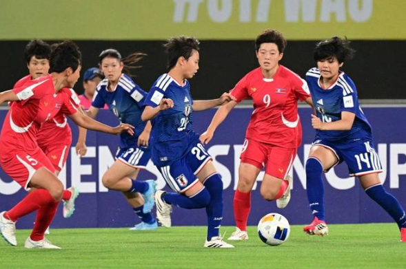 朝鲜女足5-1日本第5次夺U17亚洲杯冠军 俞正香大四喜