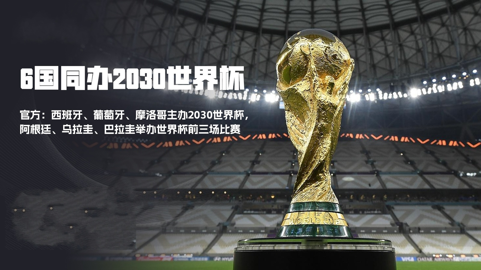 2030年世界杯是第24届世界杯,World Cup,FIFA World Cup
